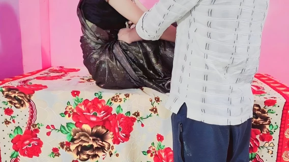 Desi Bhabhi Was Standing In The Kitchen When Her Brother-in-law Came And Left Her